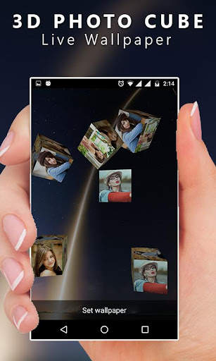 3D Cube Live Wallpaper screenshot 4