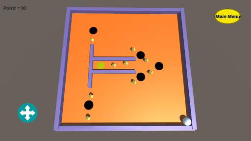 Gulingkan Bola ke Lubang - Roll The Ball to Hole screenshot 1