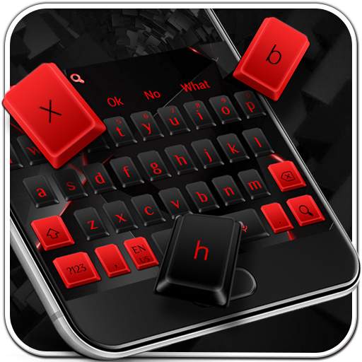 Black Red Keyboard 10001002