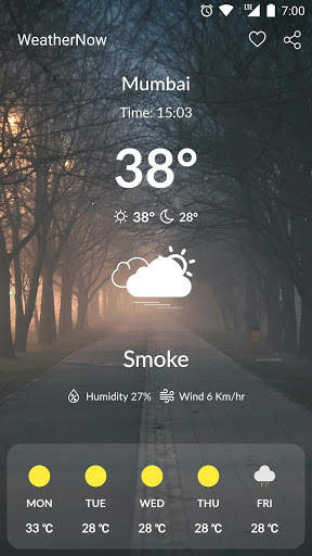 Today - Beautiful Weather Client скриншот 2