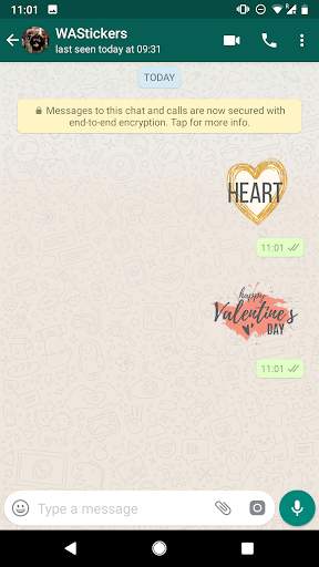 WAStickerApps Valentine Stickers for Whastapp screenshot 2