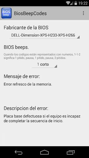 BIOS Beep Codes screenshot 1