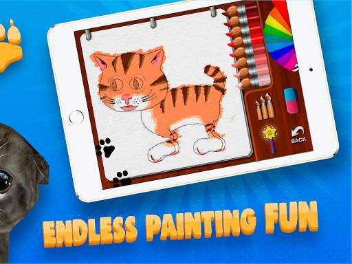 Paint my Cat: Color and Play screenshot 5
