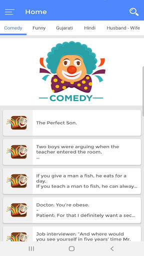 Jokes App- Jokes, Jokes In Hindi, Comedy, Chutkule screenshot 1