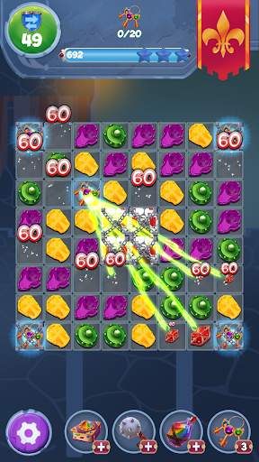 Castle Crush Match 3 Heroes screenshot 1
