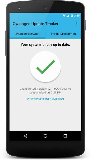 Cyanogen Update Tracker 2 تصوير الشاشة