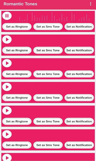 Offline romantic sounds - romantic ringtones app screenshot 3