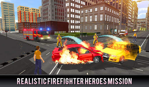 Firefighter Truck 911 Rescue: Emergency Driving screenshot 9