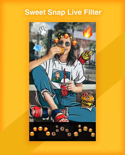 Sweet Snap Live Filter - Funny Motion Sticker screenshot 6