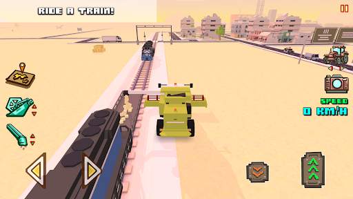 Blocky Farm Racing & Simulator screenshot 7