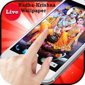 Radha Krishna HD live Wallpaper logo