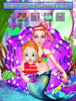 Mermaid Baby Born - Girls Game screenshot 5