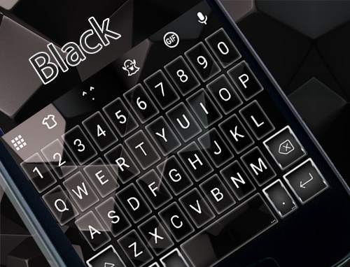 Business Black Emoji Keyboard screenshot 5