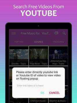 Free Music for Youtube-Music Player Popup screenshot 12
