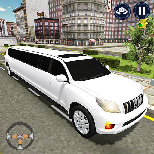 Limousine car game city driver icon