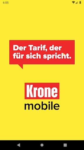 Krone mobile Tarif screenshot 1