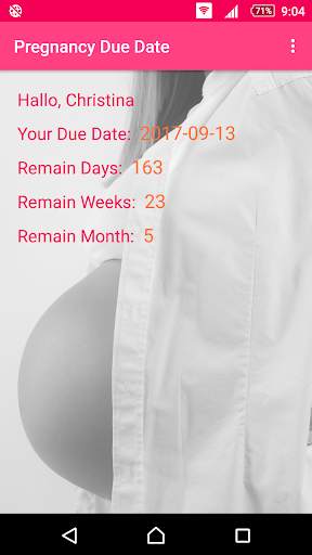 Pregnancy Due Date Calculator screenshot 2