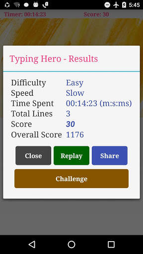 Typing Hero скриншот 3