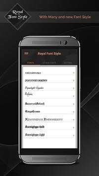 Royal Font Style screenshot 1