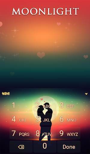 Moonlight Animated Keyboard   Live Wallpaper screenshot 5