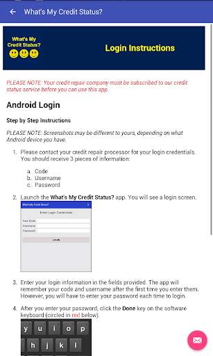 What's My Credit Status? 1.0.2 screenshot 3