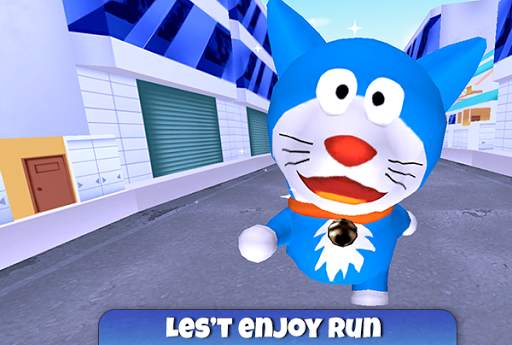 3D Monsuke Cat Robot Run screenshot 1