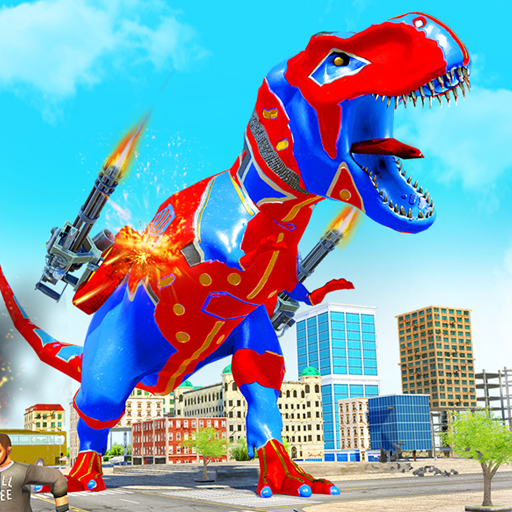 Flying Dino Transform : Dinosaur Robot Games icon