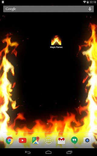 Magic Flames Free - fire live wallpaper simulation screenshot 5