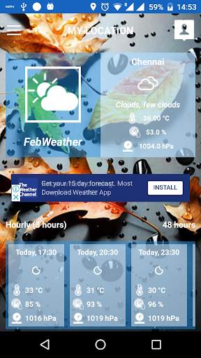 FebWeather screenshot 2