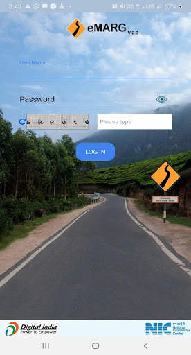 eMARG Notification App screenshot 1