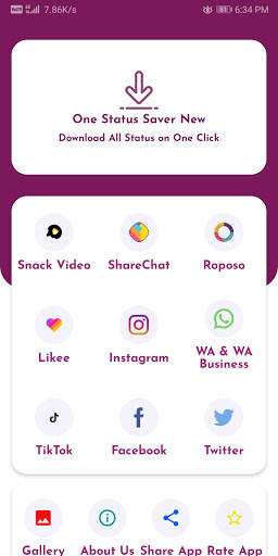 One Status Saver New screenshot 2