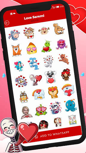 Love Stickers - 3d Stickers for whatsapp screenshot 6