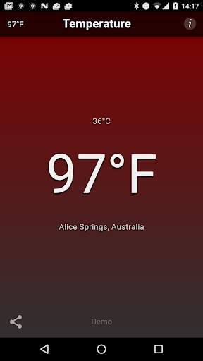 Temperature screenshot 2