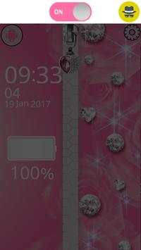 Diamond Zipper Screen Lock screenshot 8