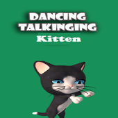 Talking dancing kitten أيقونة