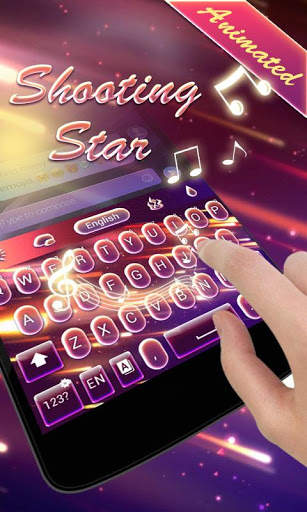 Shooting Star GO Keyboard Animated Theme screenshot 4