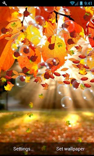 Autumn Live Wallpaper Free screenshot 2