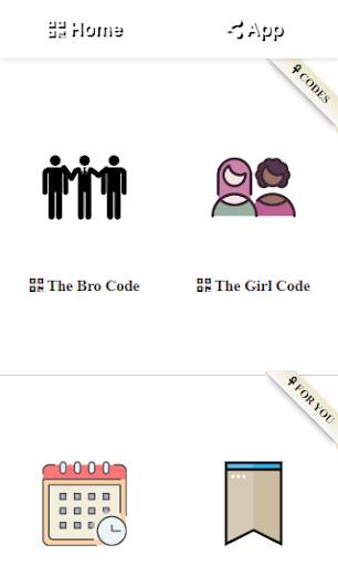 Bro Code Girl Code स्क्रीनशॉट 1
