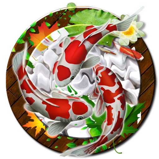 Koi Fish HD Live Wallpaper &amp; 3D Ripple Touch icon