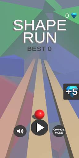 Shape Run - 3d screenshot 1