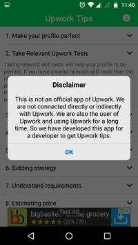 Upwork Tips 4 تصوير الشاشة