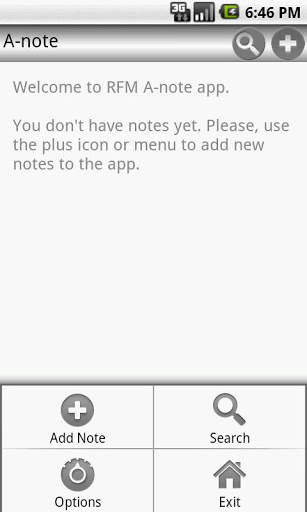 RFM Anote (notepad) скриншот 1