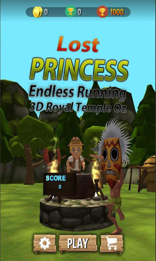 Lost Princess Endless Running - 3D Royal Temple Oz screenshot 1