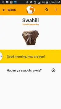 Swahili Travel Companion screenshot 5
