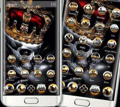 Gold Skull King Theme screenshot 5