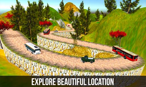 Uphill offroad tour Bus Driving Simulator screenshot 4