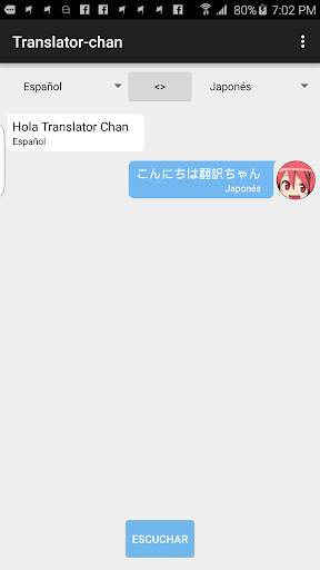Translator-chan screenshot 2