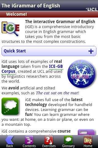 iGE Lite: iGrammar of English screenshot 1
