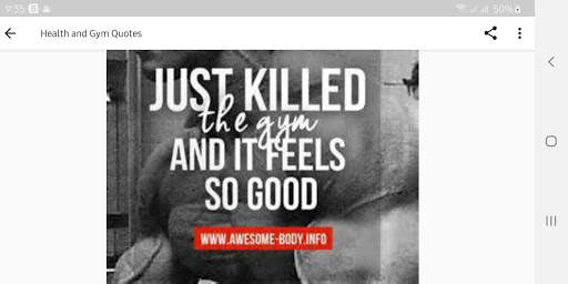 Health and Gym Quotes screenshot 8