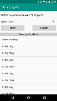 Sofa To Sprint screenshot 1